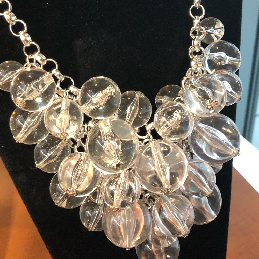 Gold bubble necklace